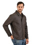 Wrangler Chamarra casual para Hombre en Piel Sintética color Café Oscuro.